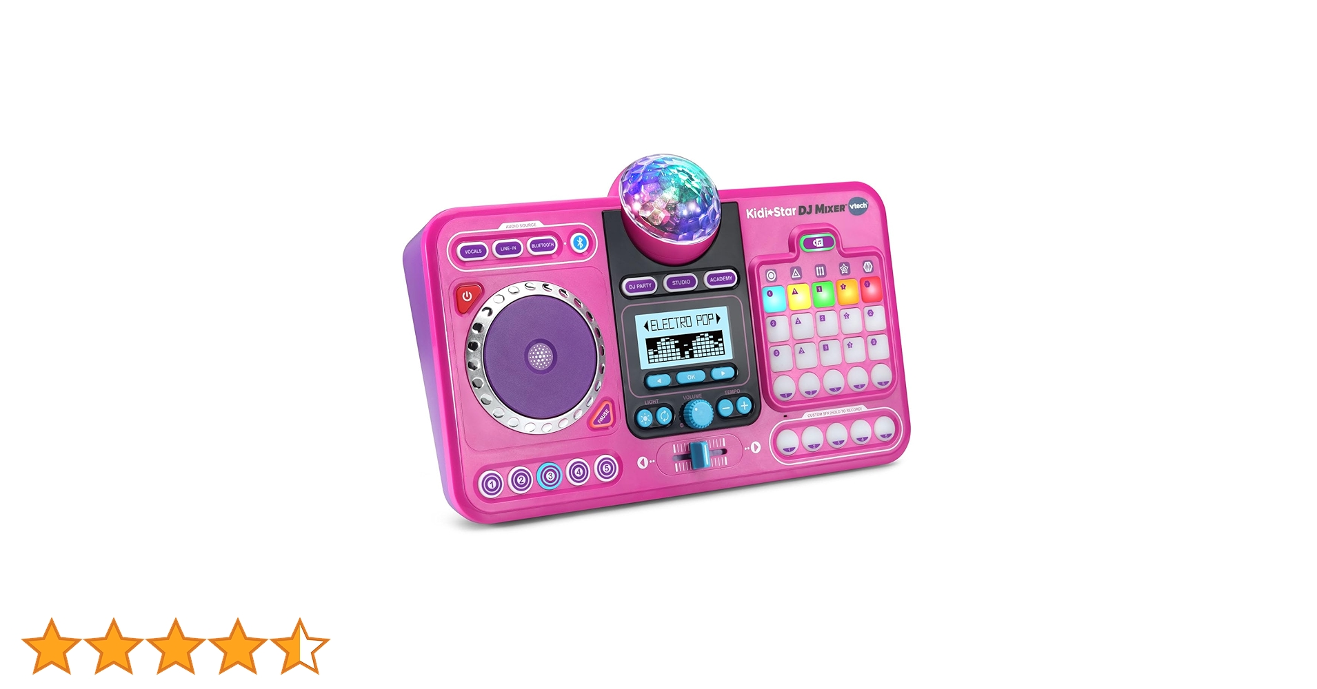 Amazon.co.jp: VTech Kidi Star DJミキサー、ピンク : 楽器・音響機器